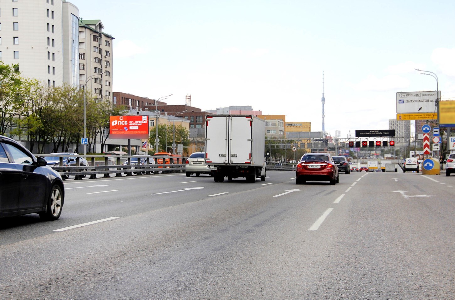 Фотография рекламного носителя, тип: Билборд 3x6, адрес: ТТК Х Верхняя Красносельская ул., Москва, Россия. Сторона Б1 №609354