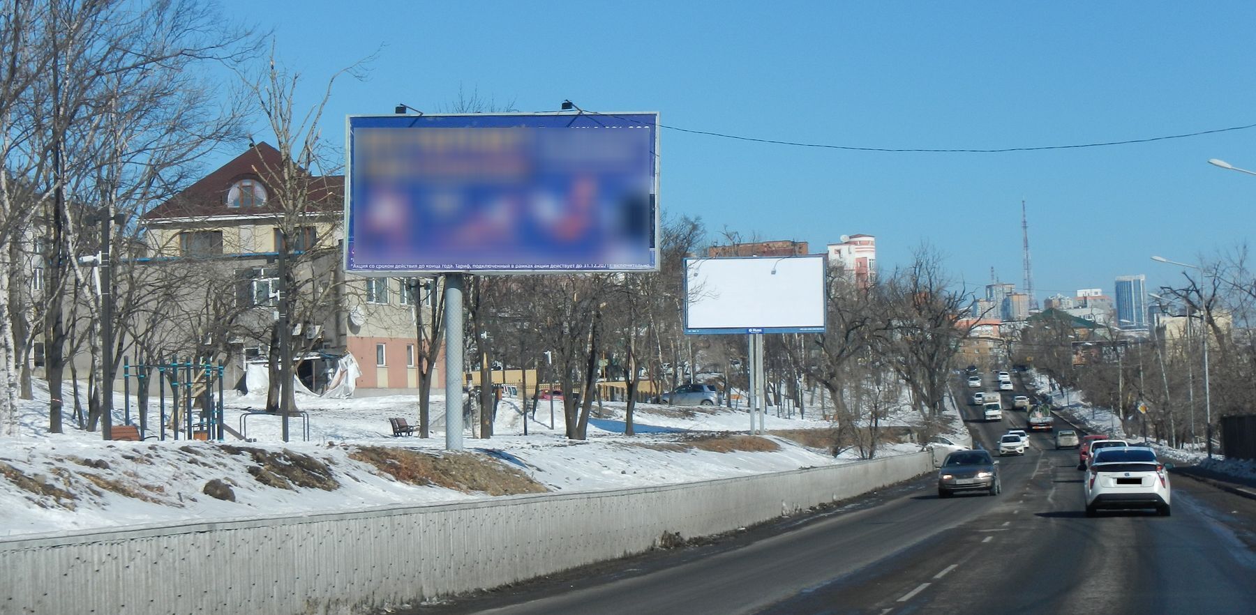 Фотография рекламного носителя, тип: Билборд 3x6, адрес: Нижнепортовая ул., д.6, Владивосток, Приморский край, Россия. Сторона Б №767254