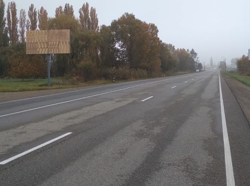 Фотография рекламного носителя, тип: Билборд 3x6, адрес: Усть-Лабинск-Лабинск-Упорная а/д., 100 820м, Курганинск, Краснодарский край, Россия. Сторона B №999496