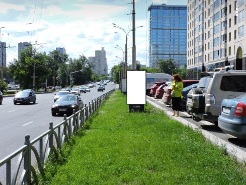 Фотография рекламного носителя, тип: Ситиформат 1.8x1.2, адрес: Белинского, д.86, поз. 4, Екатеринбург, Свердловская область, Россия. Сторона B №1054555