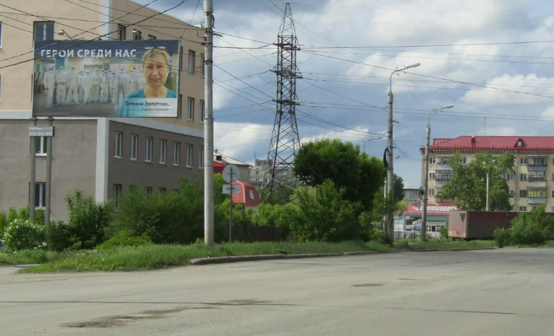 Фотография рекламного носителя, тип: Билборд 3x6, адрес: Машиностроителей пр-т., д.37, Курган, Курганская область, Россия. Сторона В №589325