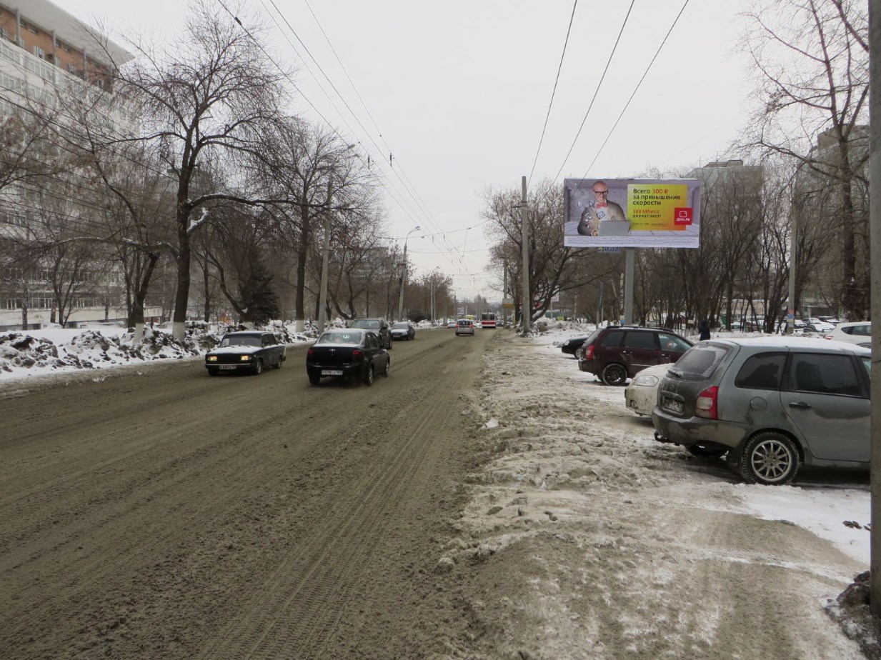 Фотография рекламного носителя, тип: Билборд 3x6, адрес: Кирова пр-т., д.230 X Стара Загора ул., Самара, Самарская область, Россия. Сторона А №661048