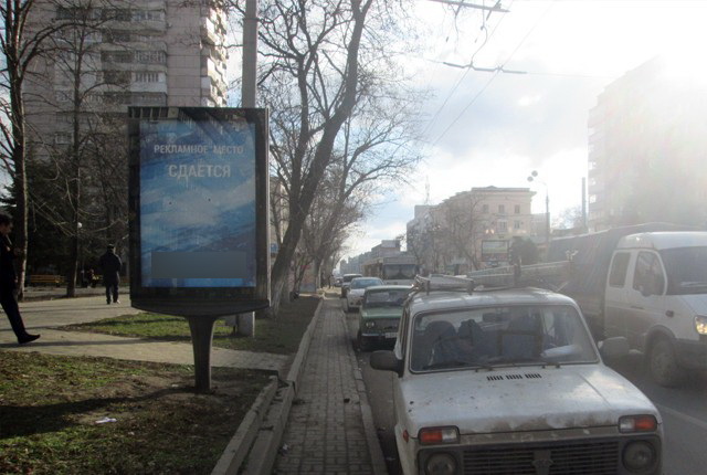 Фотография рекламного носителя, тип: Ситиформат 1.8x1.2, адрес: Ворошиловский пр-т., д.60, Ростов-на-Дону, Ростовская область, Россия. Сторона Б №782027