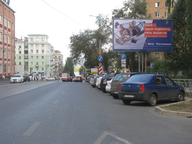 Фотография рекламного носителя, тип: Билборд 3x6, адрес: Полевая ул., д.74, Самара, Самарская область, Россия. Сторона A1-A3 №791021