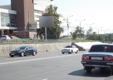 Фотография рекламного носителя, тип: Ситиборд 2.7x3.7, адрес: Карла Маркса ул., д.6, Красноярск, Красноярский край, Россия. Сторона Б №592957