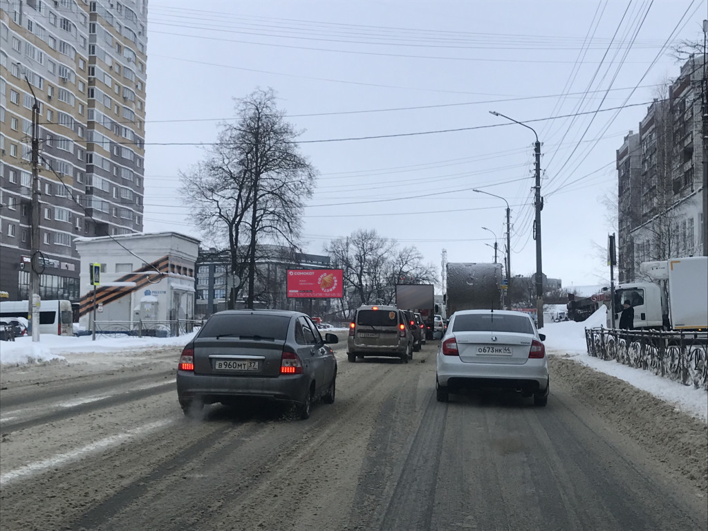 Фотография рекламного носителя, тип: Билборд 3x6, адрес: И.Сусанина ул., д.41, Кострома, Костромская область, Россия. Сторона Б №954334