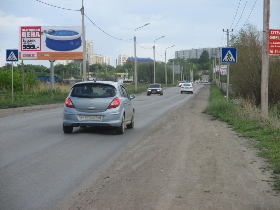 Фотография рекламного носителя, тип: Билборд 3x6, адрес: а/д от Арены Омск до Архитекторов б-р., Омск, Омская область, Россия. Сторона В №1009760