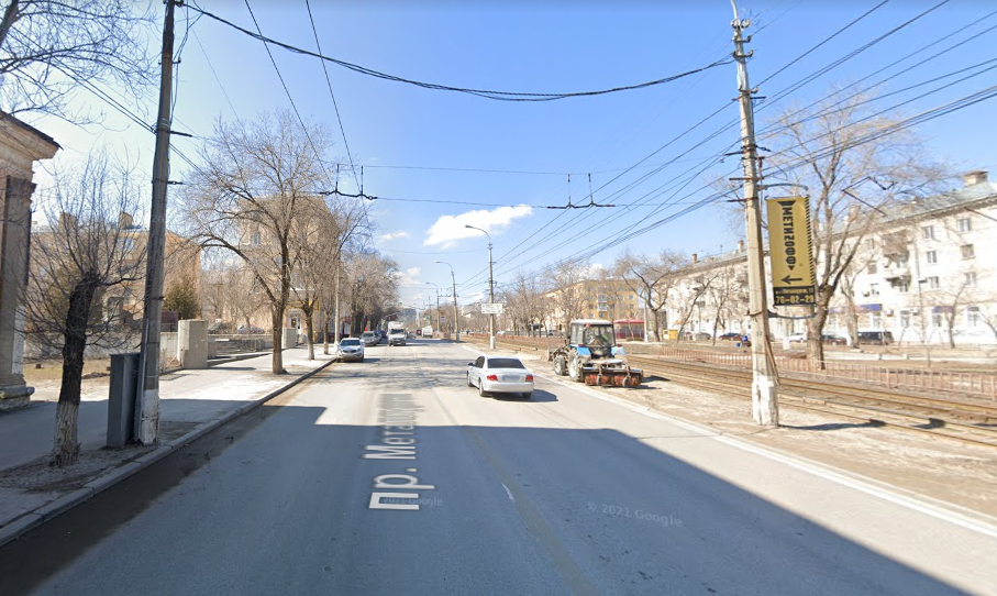 Фотография рекламного носителя, тип: Панель-кронштейн, адрес: Металлургов пр-т., поз.3, Волгоград, Волгоградская область, Россия. Сторона А №1097280