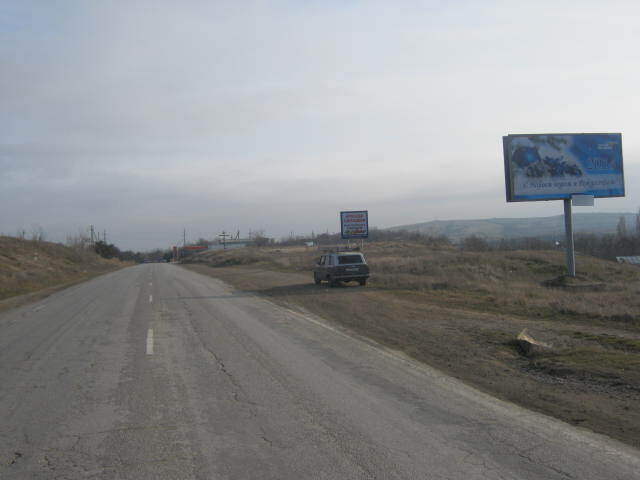 Фотография рекламного носителя, тип: Билборд 3x6, адрес: Старый Крым г., Ливанского ул., въезд в город, Феодосия, Республика Крым, Россия. Сторона A №412674