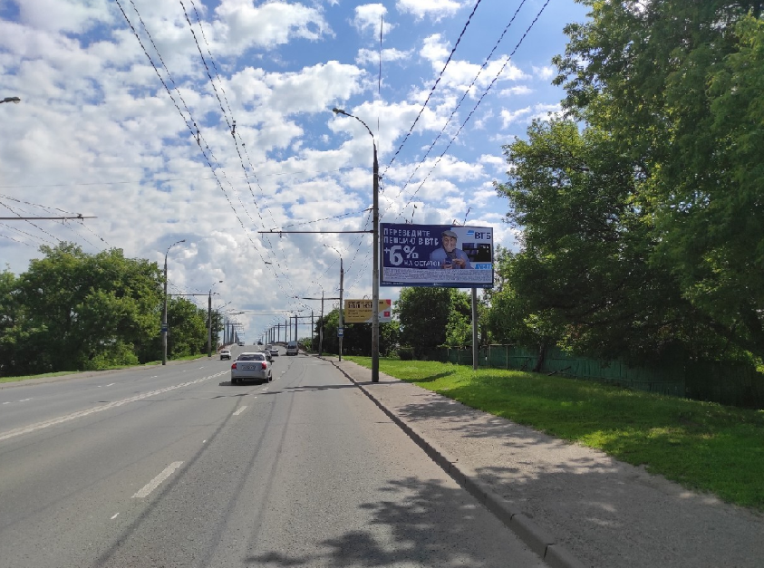 Фотография рекламного носителя, тип: Билборд 3x6, адрес: Луначарского ул. Х Сурская ул., д.10, Пенза, Пензенская область, Россия. Сторона А №578847