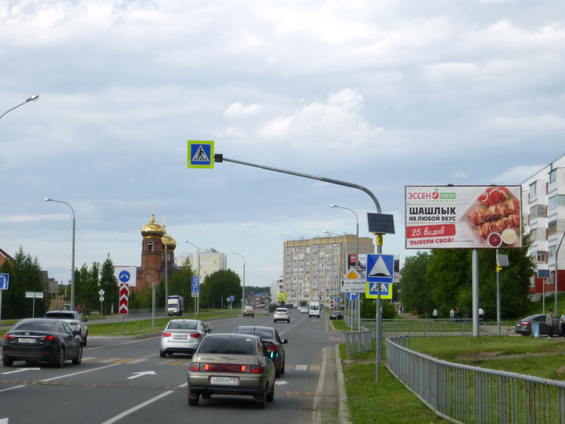 Фотография рекламного носителя, тип: Билборд 3x6, адрес: Чулман пр-т. Х Татарстан пр-т., Набережные Челны, Республика Татарстан, Россия. Сторона A №414196