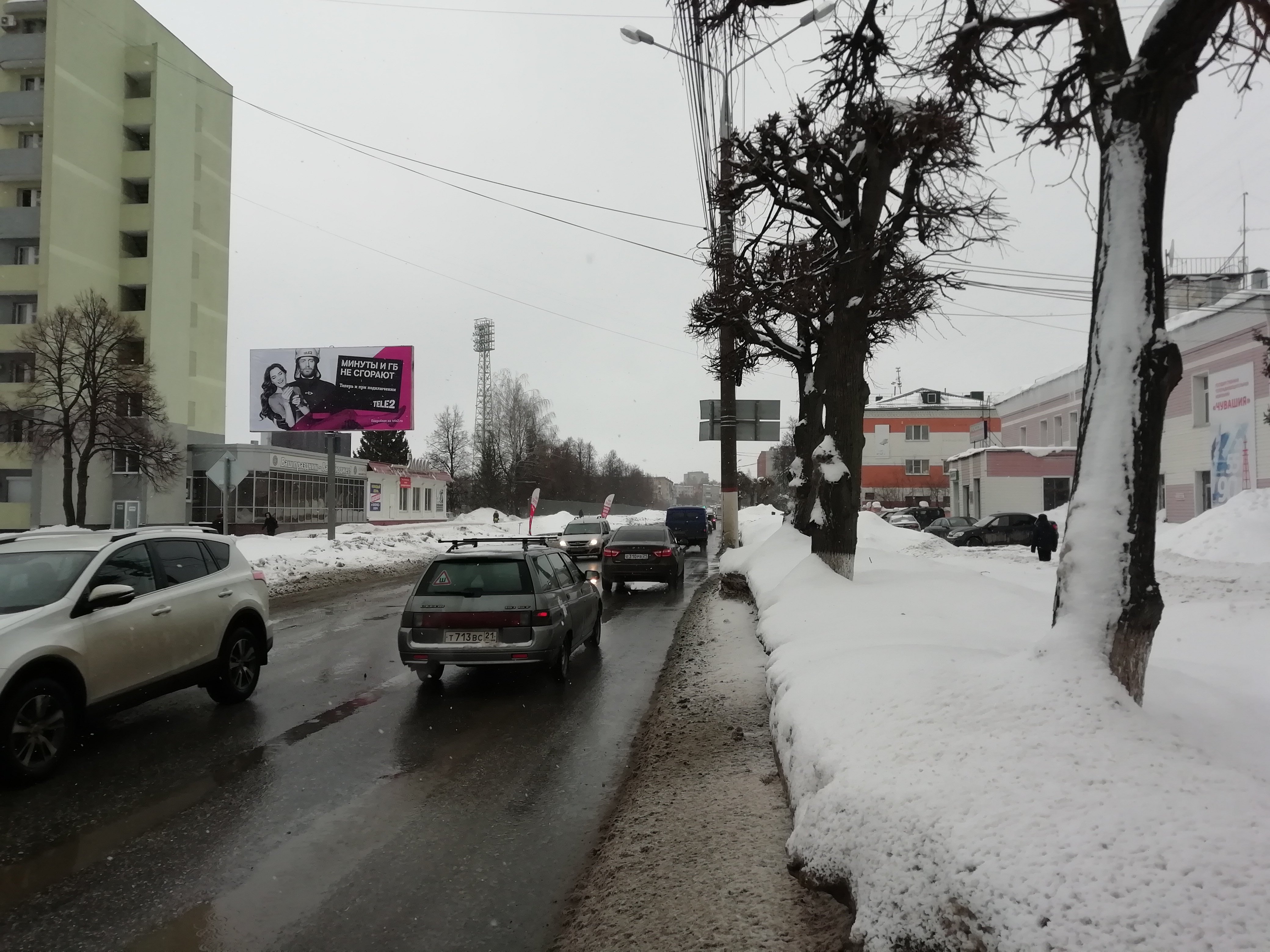 Фотография рекламного носителя, тип: Билборд 3x6, адрес: Николаева А.Г. ул., Спорт, Чебоксары, Республика Чувашия, Россия. Сторона B №838324