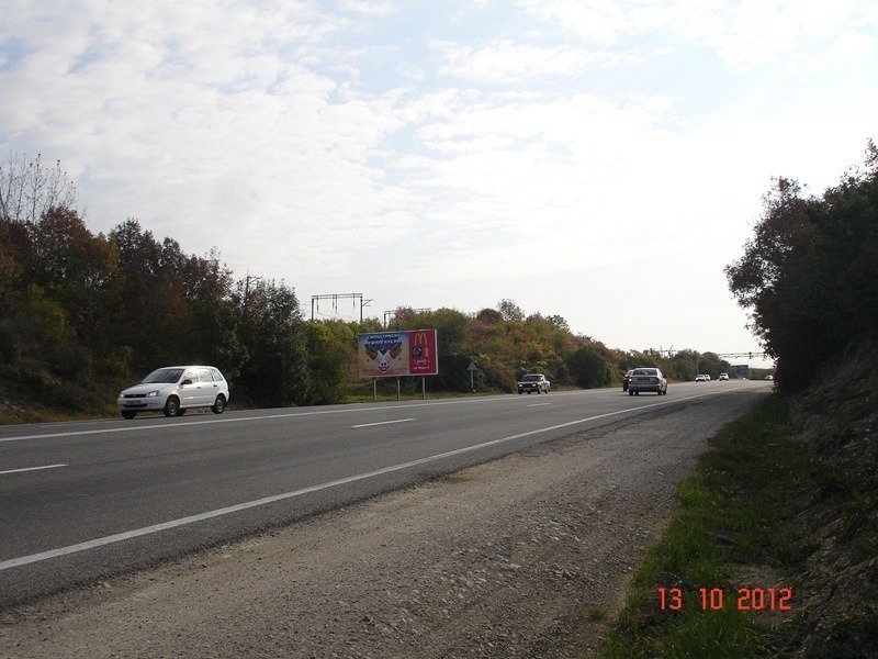 Фотография рекламного носителя, тип: Билборд 3x6, адрес: КТК а/д., перед спуском к посту Владимировка, Новороссийск, Краснодарский край, Россия. Сторона Б №599570