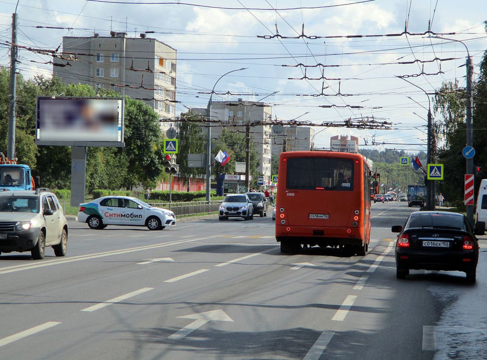Фотография рекламного носителя, тип: Билборд 3x6, адрес: Веденяпина ул., д.1 Х Лескова ул., Нижний Новгород, Нижегородская область, Россия. Сторона Б1 №724780