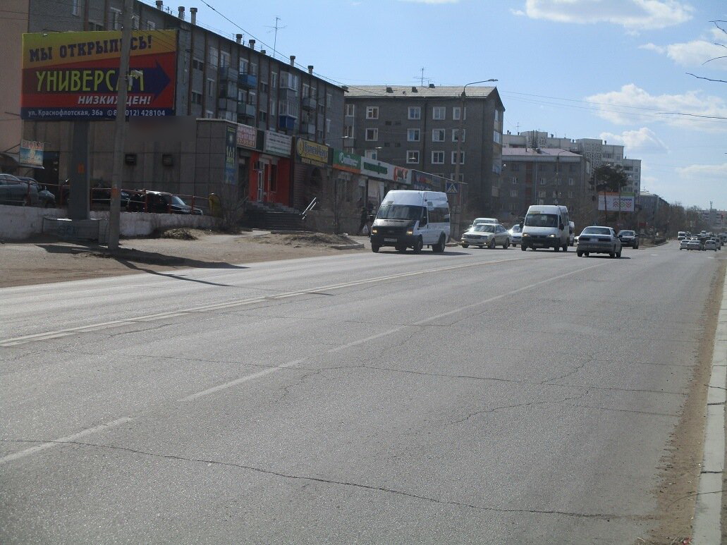 Фотография рекламного носителя, тип: Билборд 3x6, адрес: Шумяцкого ул., супермаркет Заудинский мелькомбинат, Улан-Удэ, Республика Бурятия, Россия. Сторона В №697207