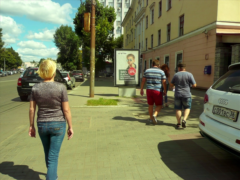 Фотография рекламного носителя, тип: Ситиформат 1.8x1.2, адрес: Революции пр-т., д.1, поз.1, Воронеж, Воронежская область, Россия. Сторона А №559252