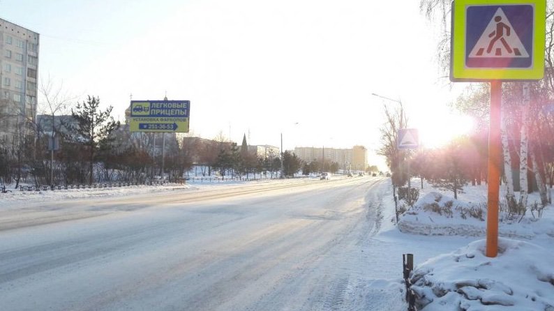 Фотография рекламного носителя, тип: Билборд 3x6, адрес: Сосновоборск г., Ленинского комсомола ул., д.13, Красноярск, Красноярский край, Россия. Сторона Б №745035
