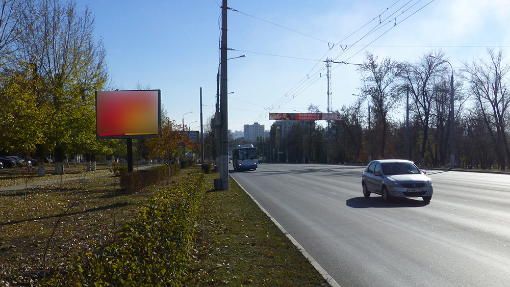 Фотография рекламного носителя, тип: Ситиборд 2.7x3.7, адрес: Богдана Хмельницкого пр-т., н-в д.104, Белгород, Белгородская область, Россия. Сторона Б №566523