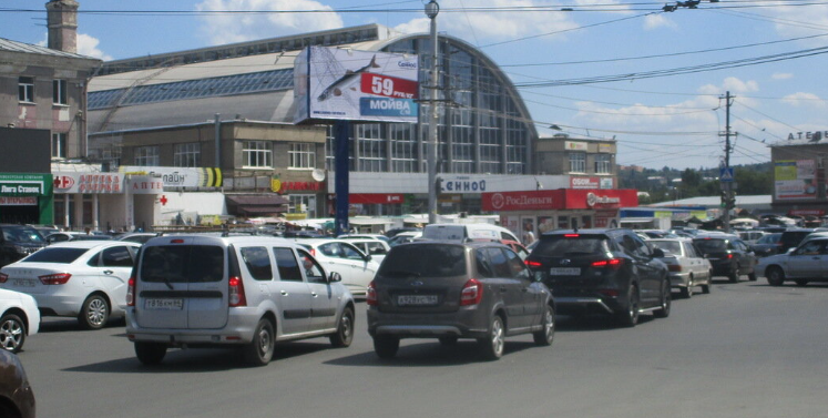 Фотография рекламного носителя, тип: Билборд 3x6, адрес: Б. Горная Х Пугачёвской ул. Х Астраханской ул., Саратов, Саратовская область, Россия. Сторона Б №1078226