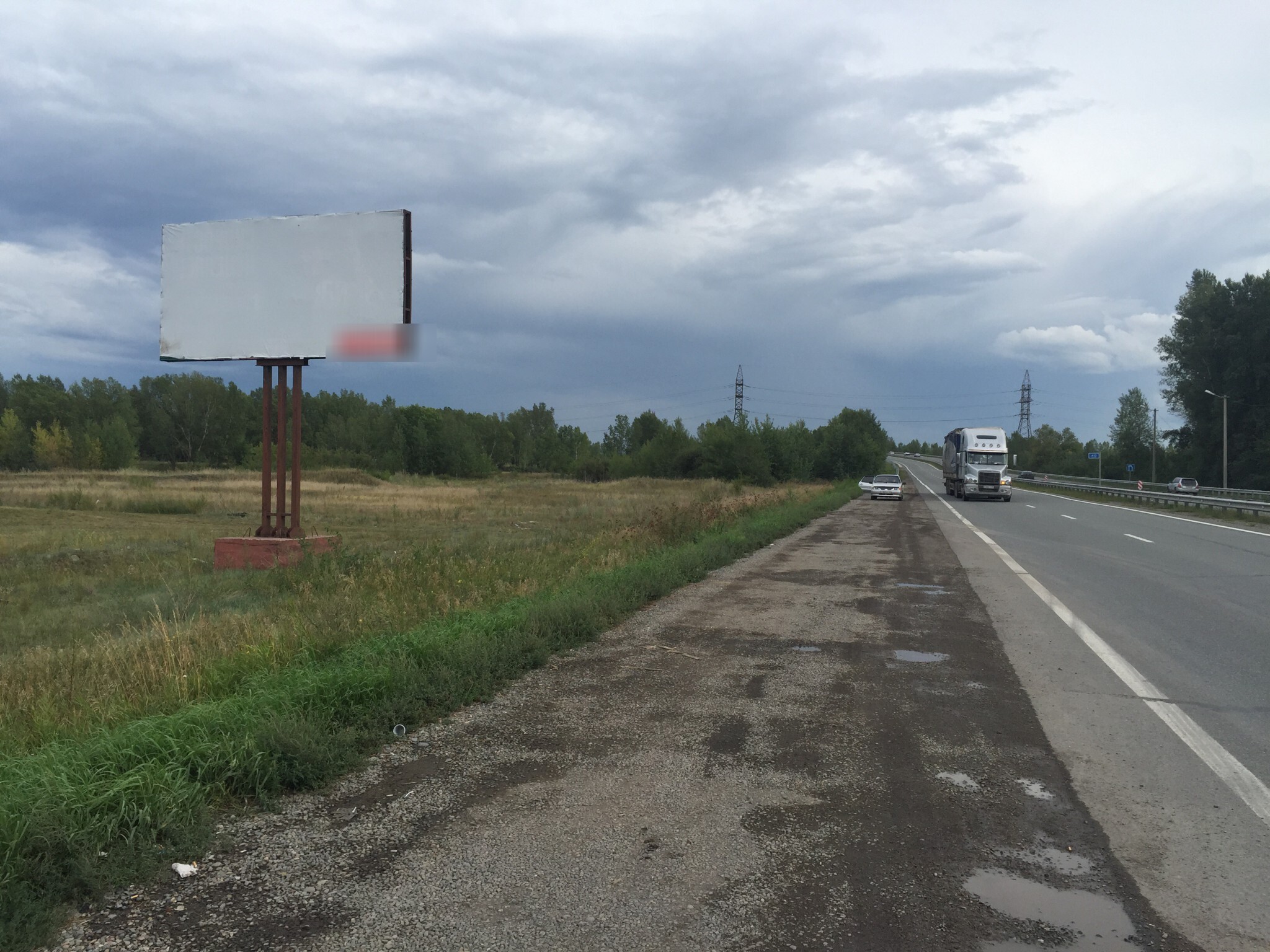 Фотография рекламного носителя, тип: Билборд 3x6, адрес: Объездная а/д. между Аскизская ул. и Советская ул., поз.1, Абакан, Республика Хакасия, Россия. Сторона Б №425574