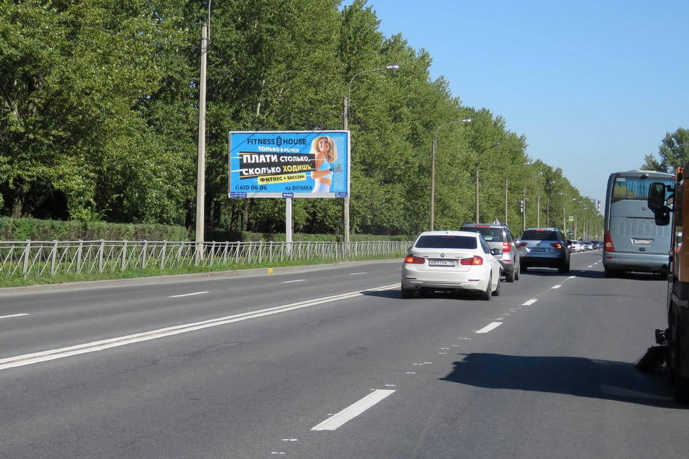 Фотография рекламного носителя, тип: Билборд 3x6, адрес: Гагарина пр-т., д.51, Санкт-Петербург, Россия. Сторона Б1 №633429