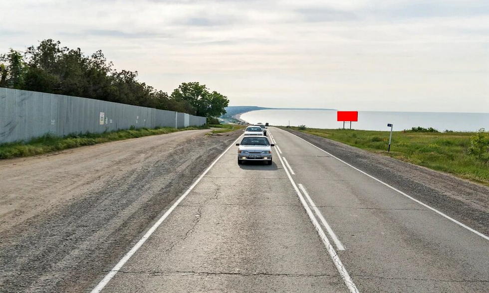 Фотография рекламного носителя, тип: Билборд 3x6, адрес: Голубицкая ст., 10 500м, Краснодарский край, Россия. Сторона А №854145