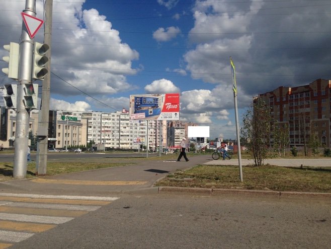 Фотография рекламного носителя, тип: Билборд 3x6, адрес: Альметьевск г., Ленина ул. Х Аминова ул., поз.2, Альметьевск, Республика Татарстан, Россия. Сторона A №685644