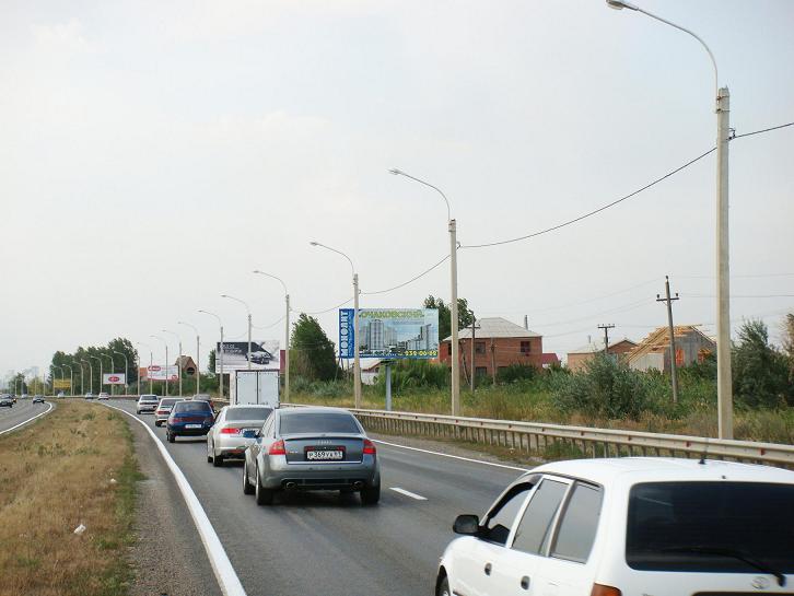 Фотография рекламного носителя, тип: Билборд 3x6, адрес: Южный подъезд, 9 600м, Ростов-на-Дону, Ростовская область, Россия. Сторона A №492224