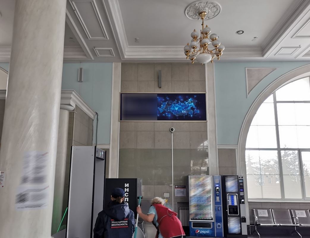 Фотография рекламного носителя, тип: Постер/баннер, адрес: Автовокзал «Хабаровск-1», Ленинградская ул., д.58, Хабаровск, Хабаровский край, Россия. Сторона/вариант №873443