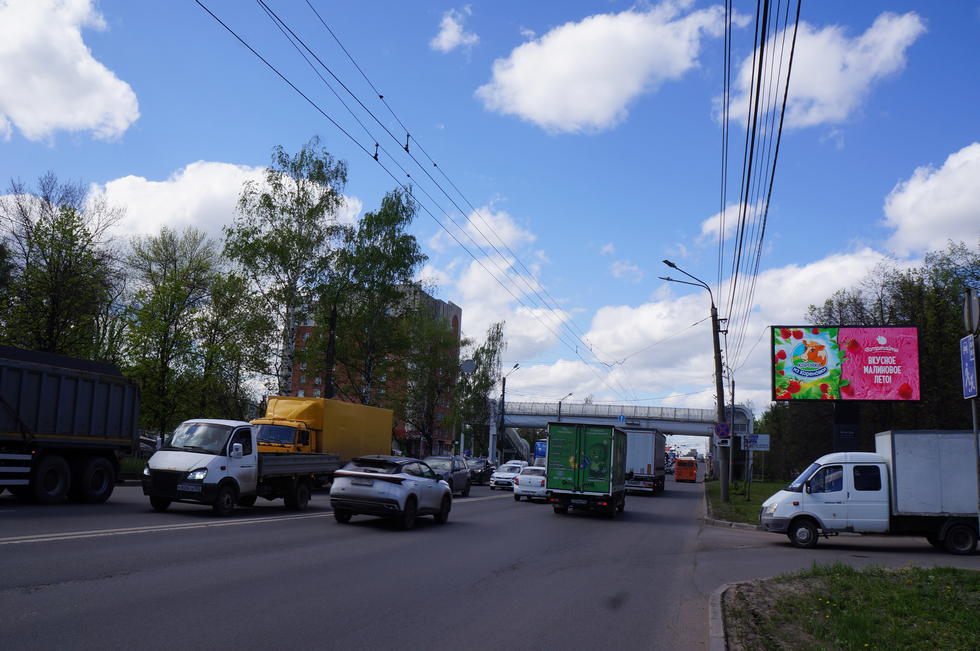 Фотография рекламного носителя, тип: Билборд 3x6, адрес: Московское ш., д.189, Нижний Новгород, Нижегородская область, Россия. Сторона A1-А10 №993255