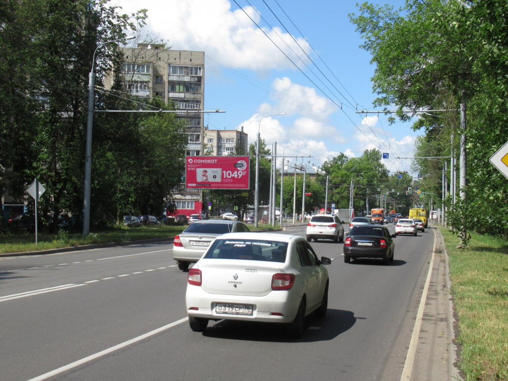 Фотография рекламного носителя, тип: Билборд 3x6, адрес: Тутаевское ш., д.49а, Ярославль, Ярославская область, Россия. Сторона Б №523507