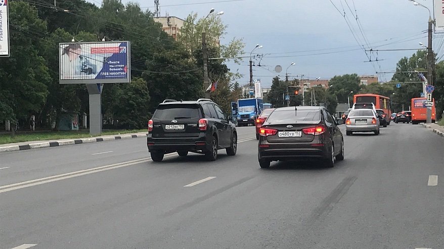 Фотография рекламного носителя, тип: Билборд 3x6, адрес: Родионова ул., д.23, Нижний Новгород, Нижегородская область, Россия. Сторона B №761036