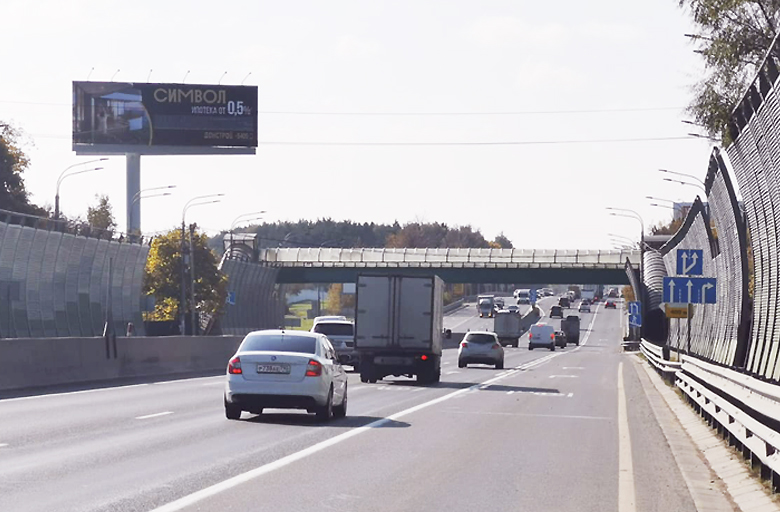 Фотография рекламного носителя, тип: Суперсайт 5x15, адрес: Минское ш., М1, 22 000м, Московская область, Россия. Сторона B №974635