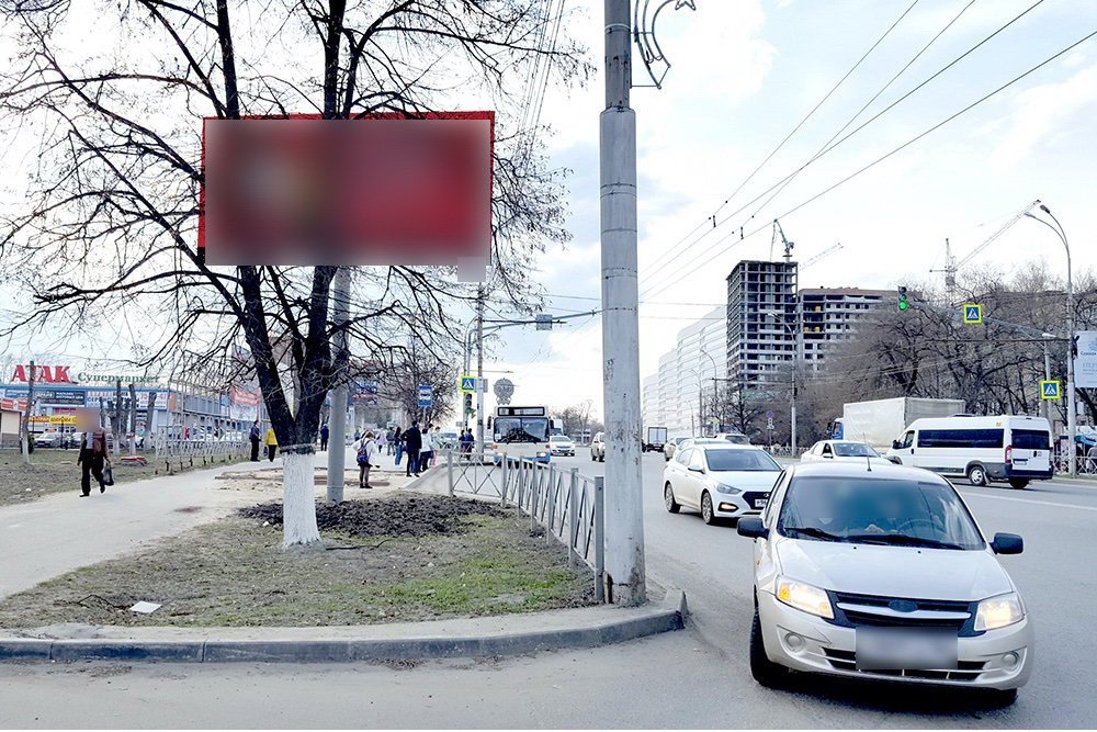 Фотография рекламного носителя, тип: Билборд 3x6, адрес: Победы пр-т., ост. Универсам №173, Пенза, Пензенская область, Россия. Сторона B №759005