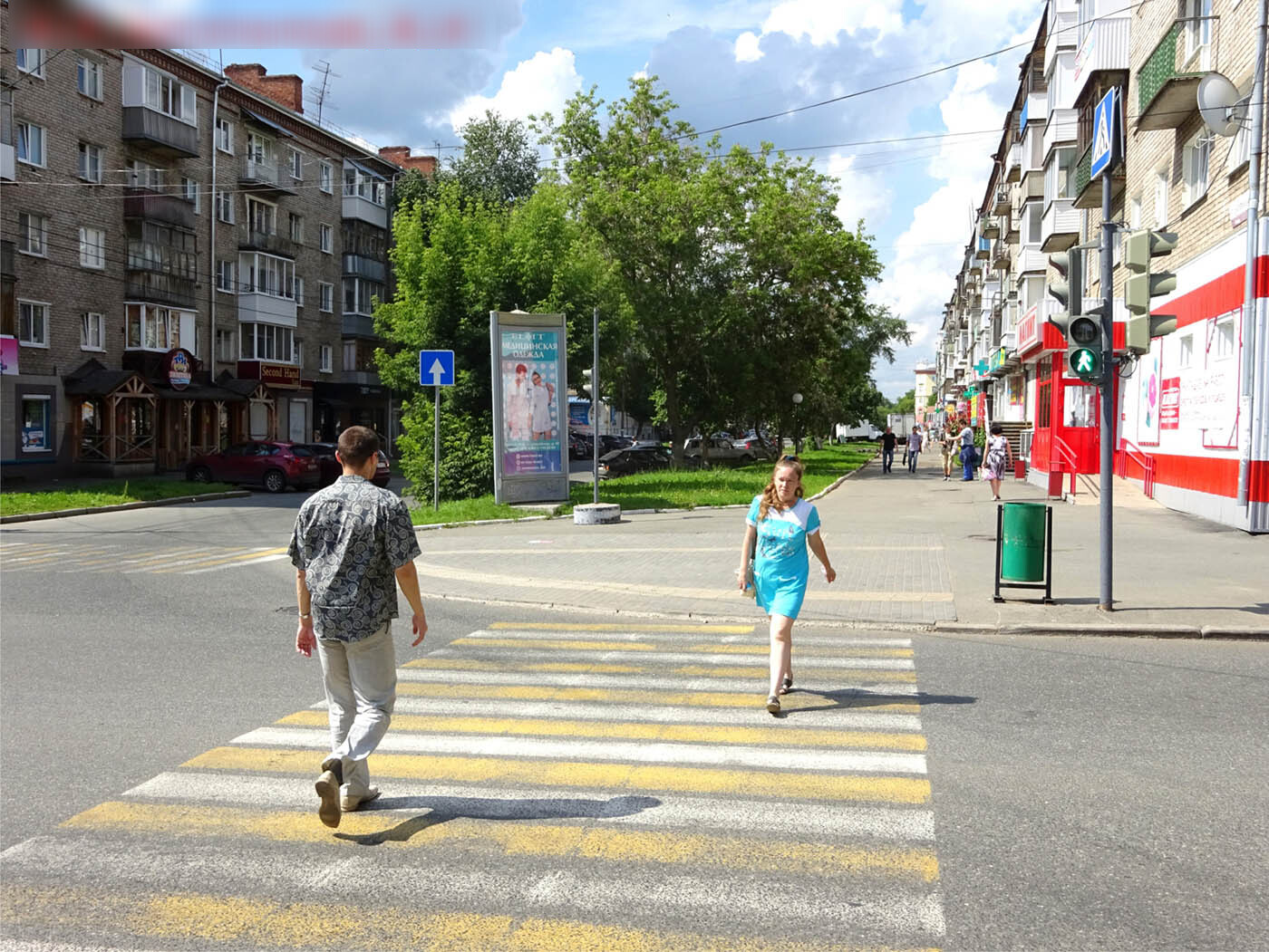 Фотография рекламного носителя, тип: Пиллар 3x1.4, адрес: Красногеройская ул., д.39, Ижевск, Республика Удмуртия, Россия. Сторона А1 №628530