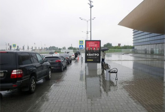 Фотография рекламного носителя, тип: Ситиформат 1.8x1.2, адрес: Аэропорт Б. Савино, поз.4, Пермь, Пермский край, Россия. Сторона A1 №769867