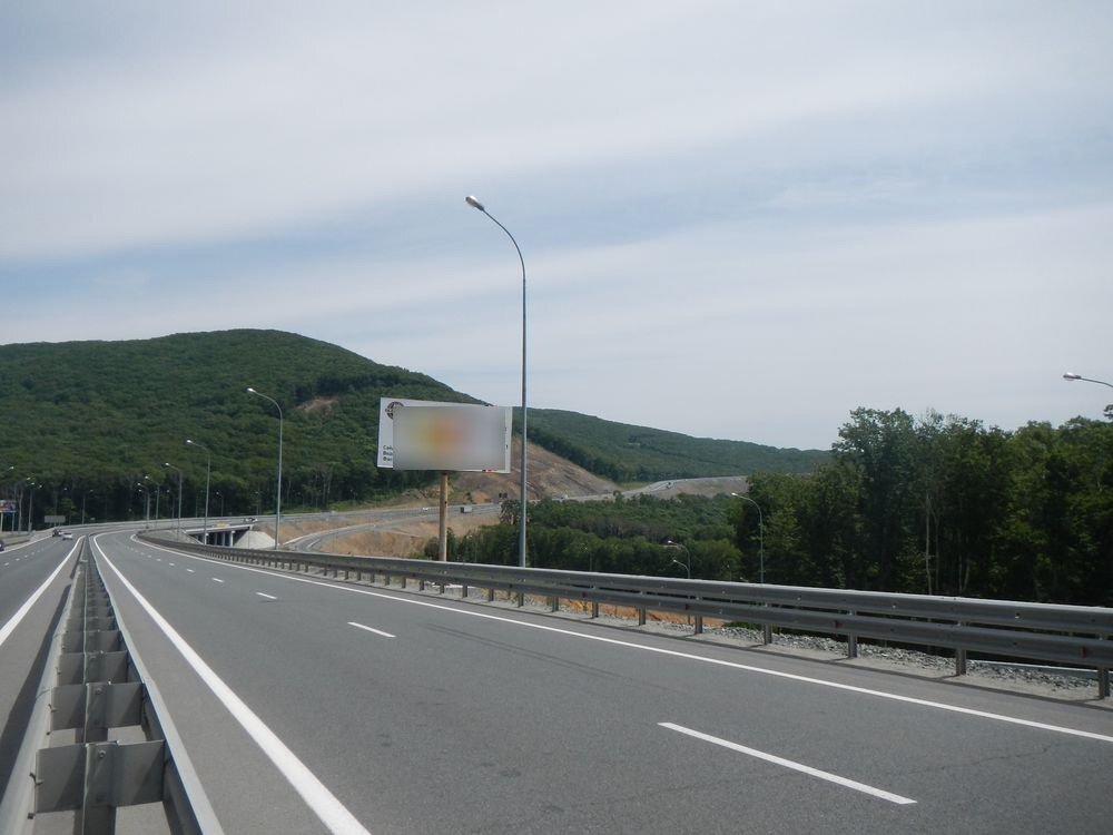 Фотография рекламного носителя, тип: Билборд 3x6, адрес: Седанка-Патрокл а/д., 25 030м, Владивосток, Приморский край, Россия. Сторона А №756697