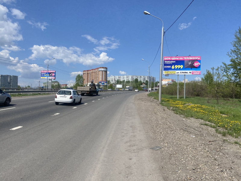 Фотография рекламного носителя, тип: Билборд 3x6, адрес: Енисейский тракт, 6 000м до поста ДПС, Красноярск, Красноярский край, Россия. Сторона А №779902