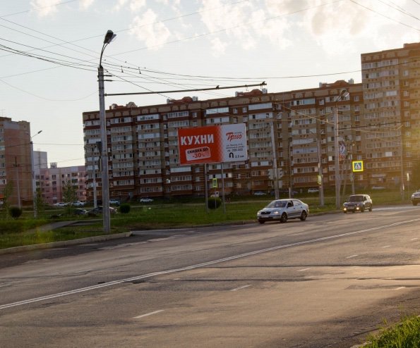 Фотография рекламного носителя, тип: Билборд 3x6, адрес: Альметьевск г., Ленина ул. Х Аминова ул., поз.2, Альметьевск, Республика Татарстан, Россия. Сторона B №685645