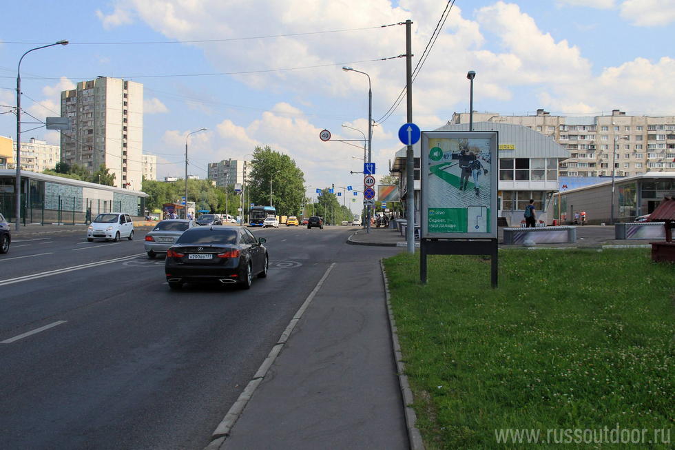 Фотография рекламного носителя, тип: Ситиформат 1.8x1.2, адрес: Бибиревская ул. Х Костромская ул., Москва, Россия. Сторона А №435747