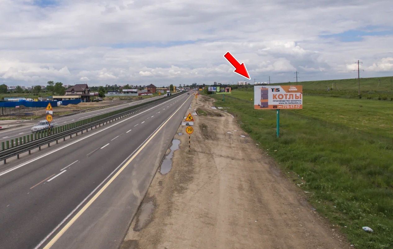 Фотография рекламного носителя, тип: Билборд 3x6, адрес: М-4 Дон а/д, 1344 650м, Краснодар, Краснодарский край, Россия. Сторона А №602468