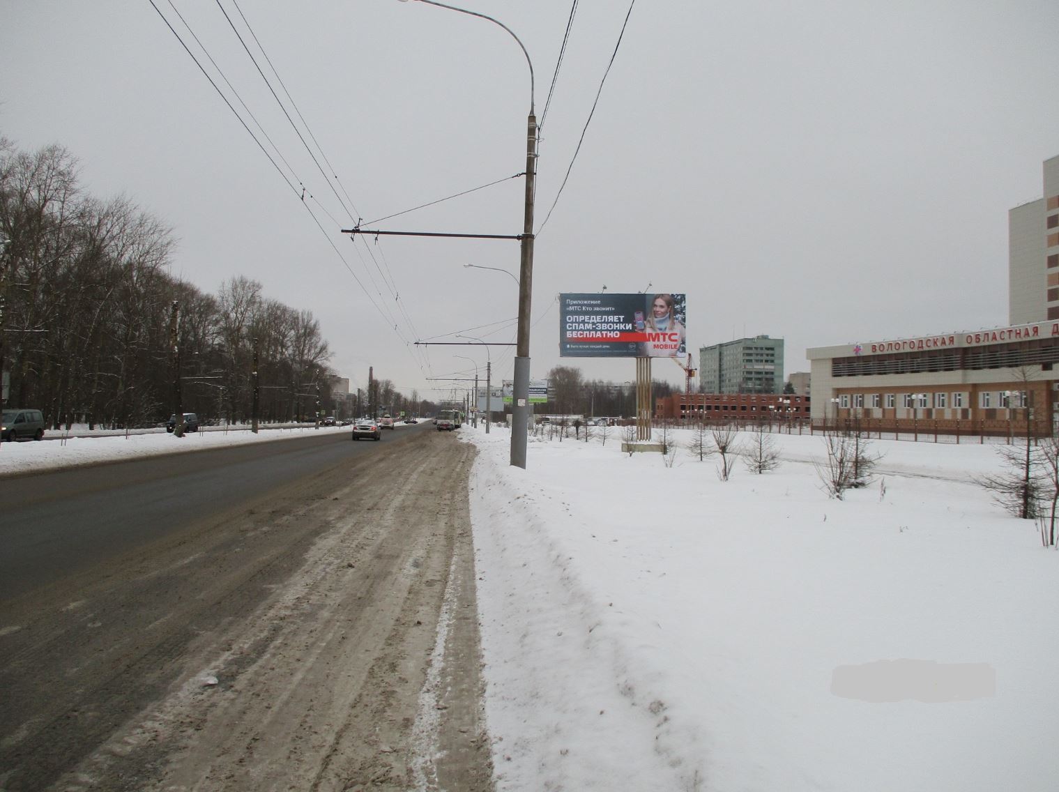 Фотография рекламного носителя, тип: Билборд 3x6, адрес: Пошехонское ш., вблизи остановки, Вологда, Вологодская область, Россия. Сторона А №643406