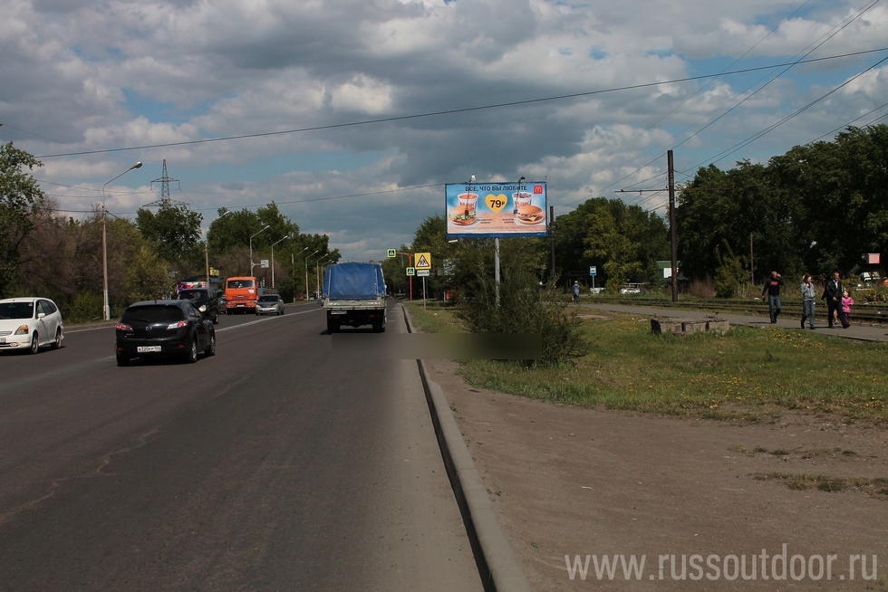 Фотография рекламного носителя, тип: Билборд 3x6, адрес: Волжская ул., д.21, Красноярск, Красноярский край, Россия. Сторона А №325696