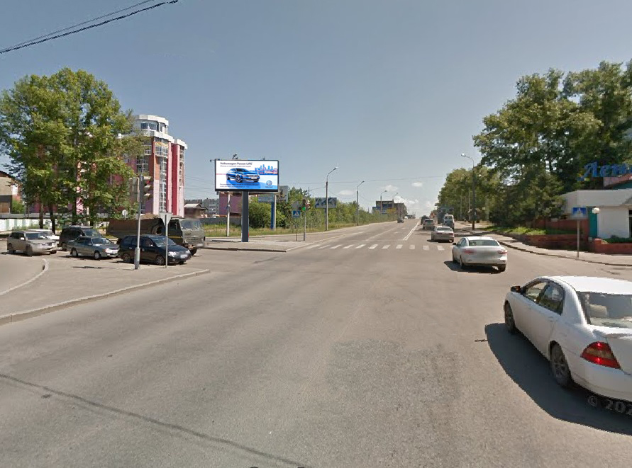 Фотография рекламного носителя, тип: Билборд 3x6, адрес: Байкальская ул., кафе Лена, Иркутск, Иркутская область, Россия. Сторона А1-А10 №1067913