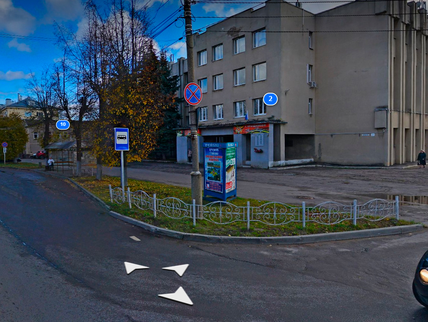 Фотография рекламного носителя, тип: Нестандартный ситиформат, адрес: Октябрьская ул., д.2, ЦДЮТ культуры, Тейково, Ивановская область, Россия. Сторона C №1088145