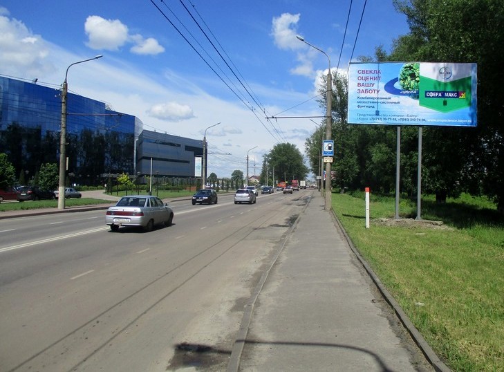 Фотография рекламного носителя, тип: Билборд 3x6, адрес: Магистральная ул., д.15, Курск, Курская область, Россия. Сторона А №698826