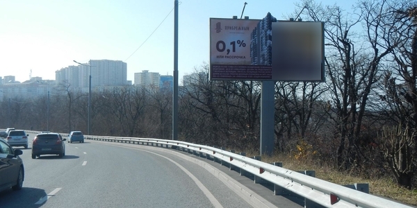 Фотография рекламного носителя, тип: Билборд 3x6, адрес: 100-лет Вл-ку ул., д.157-159а, Владивосток, Приморский край, Россия. Сторона А №774769