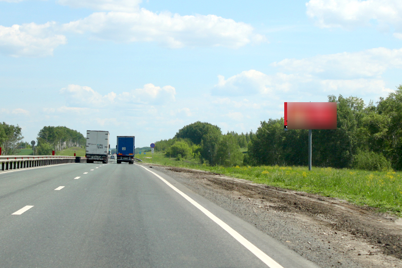 Фотография рекламного носителя, тип: Билборд 3x6, адрес: Трасса М-Самара а/д, 619 830м, Пенза, Пензенская область, Россия. Сторона A №1325061