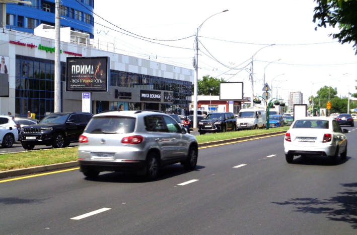 Фотография рекламного носителя, тип: Ситиборд 2.7x3.7, адрес: Кубанская наб., д.39/2, поз.2, Краснодар, Краснодарский край, Россия. Сторона Б №458784