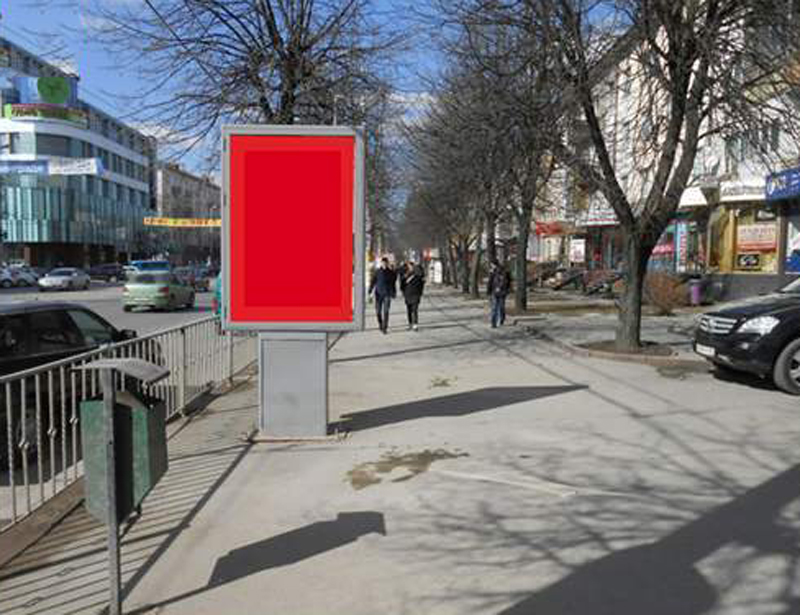 Фотография рекламного носителя, тип: Ситиформат 1.8x1.2, адрес: Ленинский пр-т., магазин "585", Калининград, Калининградская область, Россия. Сторона A №826131